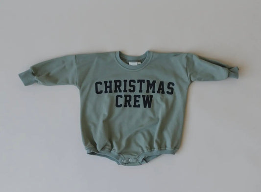 Christmas Crew Bubble Romper