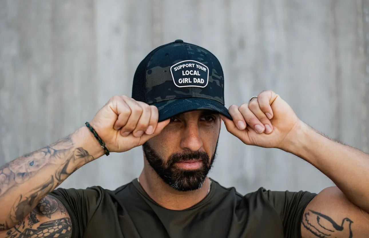 Support Girl Dads - Black Camo