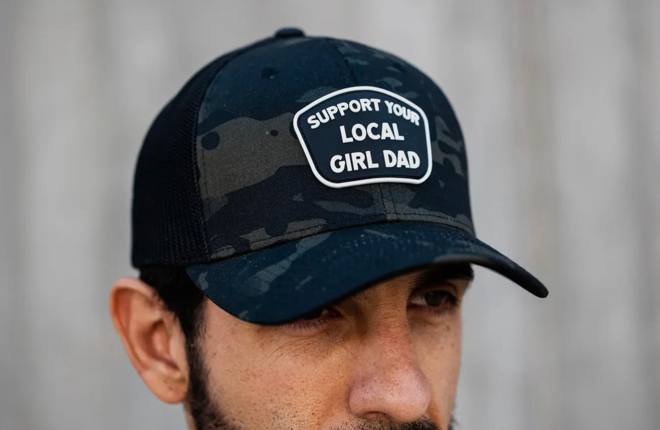 Support Girl Dads - Black Camo