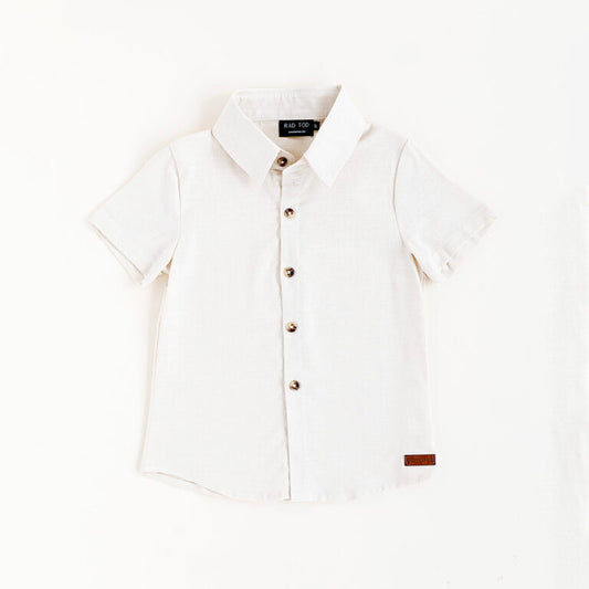 Button-Up Shirt - Bone or Charcoal