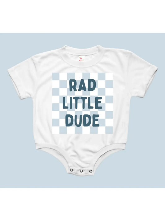 Rad Little Dude Bubble Romper